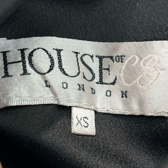 HOUSE OF CB GIORGIANA SATIN RUCHED MINI DRESS - Picture 10 of 11